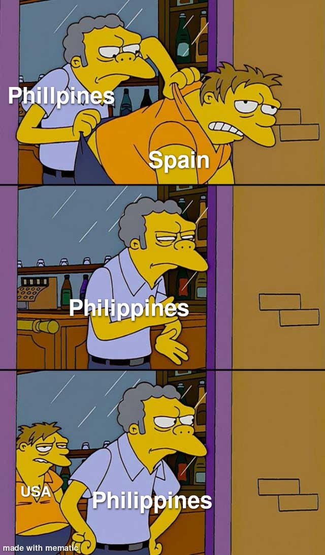 Spain sold the Philippines